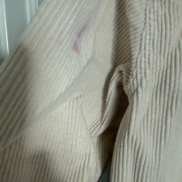 Zara Oversized Corduroy Shacket Jacket Size XS. Rough Hem. - Picture 9 of 9